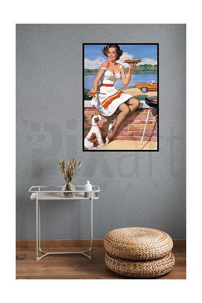 pixartsanat Pin Up Girl Pixart Art Diamond Mosaic Painting Diamond Turkey 41*46