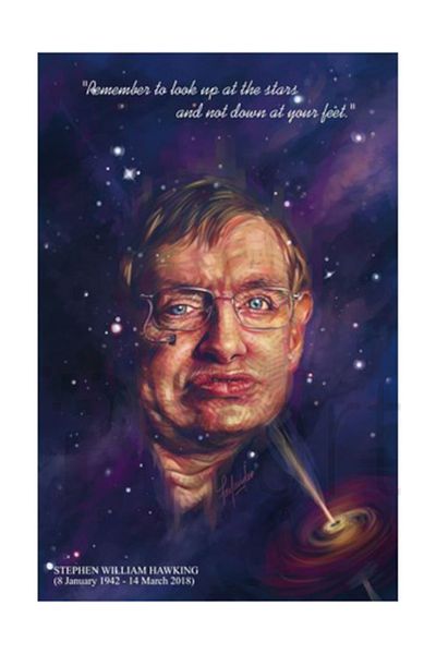 pixartsanat Stephen Hawking Pixart Art Diamond Mosaic Diamond Turkey 43*74