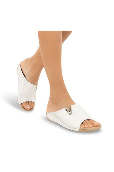 Muya Nest Anatomical Günlül Women's Slippers-White