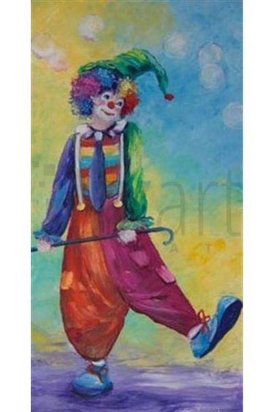 pixartsanat Clown Pixart Art Diamond Mosaic Painting Diamond Turkey 43*78