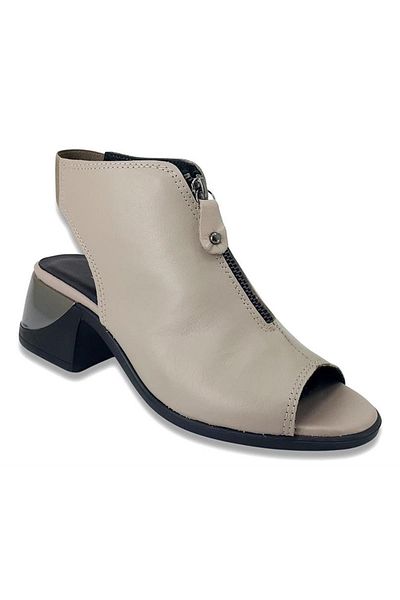 ALBİNİ Albini 10378 Genuine Leather Women's Daily Sandals-mink