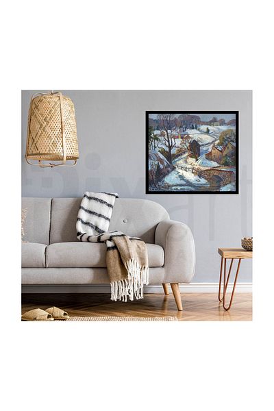 pixartsanat Back Road To Pipersville Fern Coppedge Pixart Art Diamond Mosaic Painting Diamond Türkiye 56*51