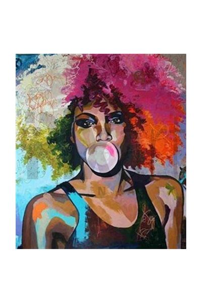pixartsanat Gummy Woman Pixart Art Diamond Mosaic Painting Diamond Turkey 55*63