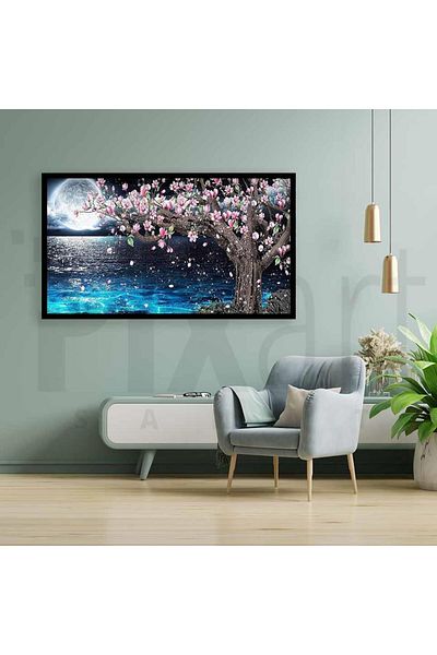 pixartsanat Lake 40*70 Cm Pixart Art Diamond Mosaic Painting Diamond Türkiye