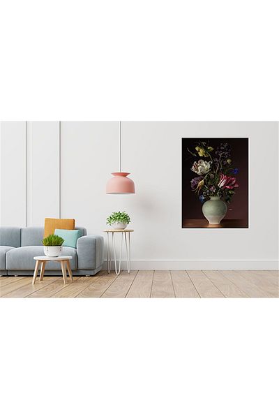 pixartsanat Spring in the Vase Pixart Art Diamond Mosaic Painting Diamond Turkey 36*71