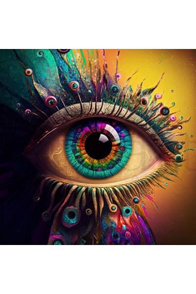 pixartsanat 70x70 Colorful Pixart Art - Diamond Painting with Diamond Mosaic