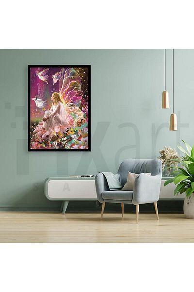 pixartsanat 30 x 40 cm Elf PixArt Art Diamond Mosaic Painting Diamond Turkey