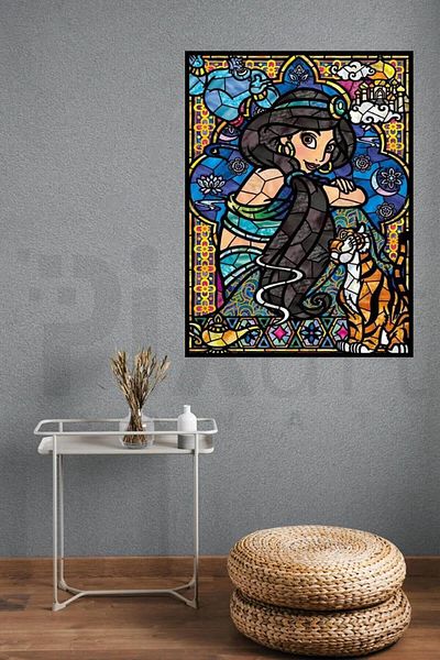 pixartsanat Jasmine 30*40 PixArt Art Diamond Mosaic Painting Diamond Turkey