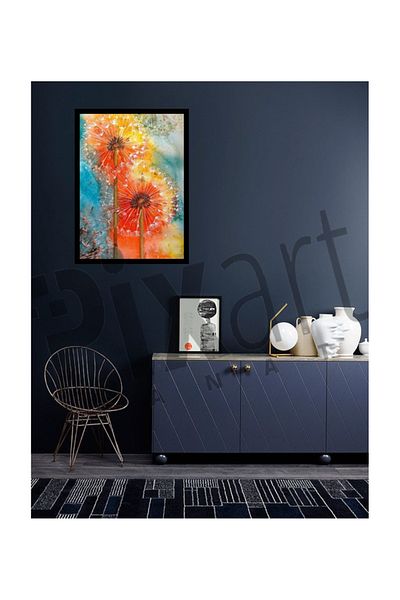 pixartsanat Pixart Art Diamond Mosaic Diamond Dandelions - Turkey 48*63