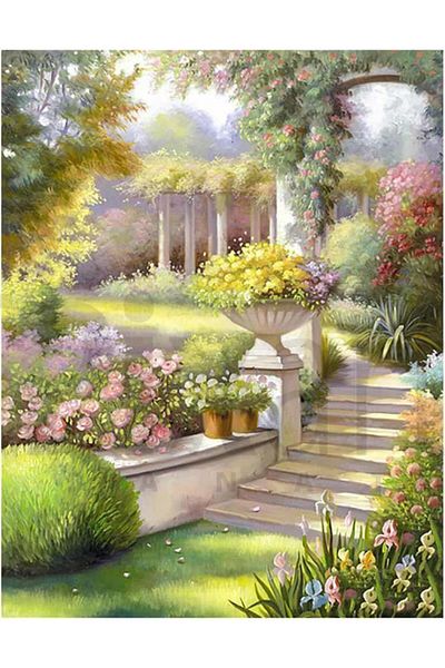 pixartsanat Wonderland Landscape 40*50 Cm Pixart Art Diamond Mosaic Painting Diamond Turkey