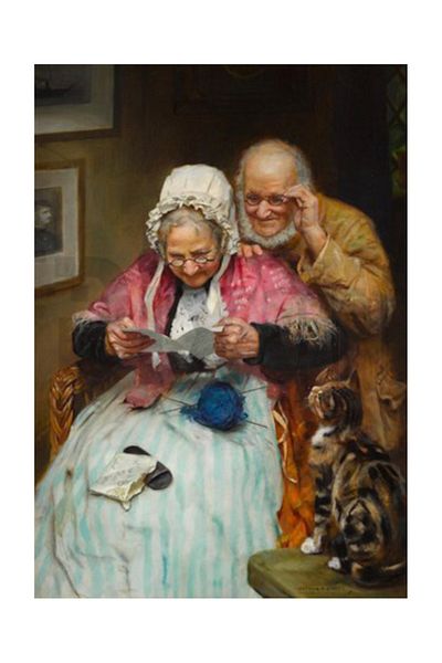 pixartsanat Happy Old Pair Pixart Art Diamond Mosaic Painting Diamond Türkiye 40*60