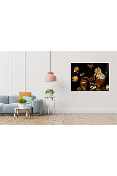 pixartsanat Diego Velazquez Old Woman Roast Eggs Pixart Art Diamond Mosaic Painting Diamond Turkey 56