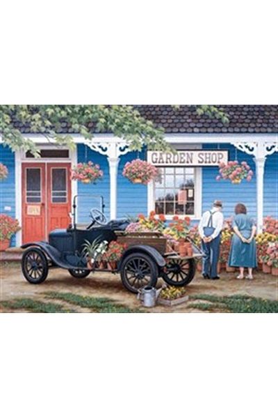 pixartsanat Old Flower Shop Pixart Art Diamond Mosaic Painting Diamond Turkey 68*53