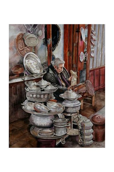 pixartsanat Silver Man Pixart Art Diamond Mosaic Painting Diamond Turkey 50*60
