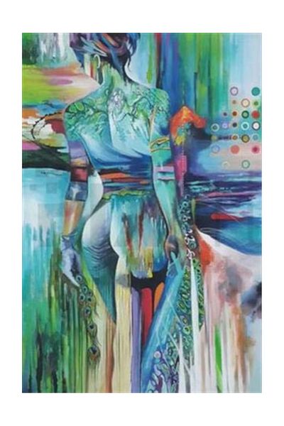pixartsanat Woman Pattern Pixart Art Diamond Mosaic Painting Diamond Turkey 35*53