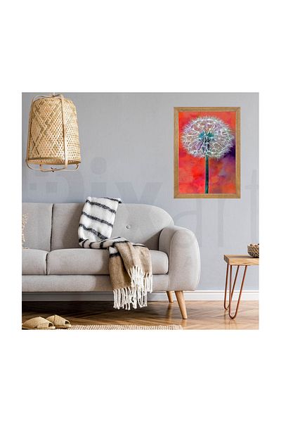 pixartsanat Lonely Dandelion Pixart Art Diamond Mosaic Painting Diamond Turkey 38*58