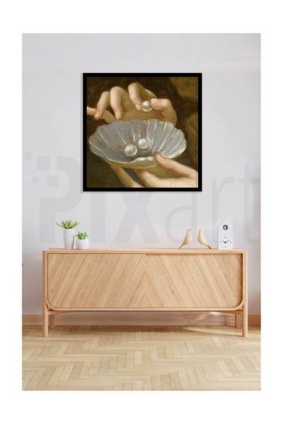 pixartsanat Pixart 51*61 Diamond Diamond Mosaic Painting - Turkey Pearl Plate Art