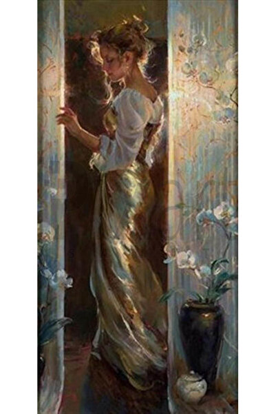 pixartsanat Şık Görünen Kadın Pixart Sanat Elmas Mozaik Tablo Diamond Türkiye...