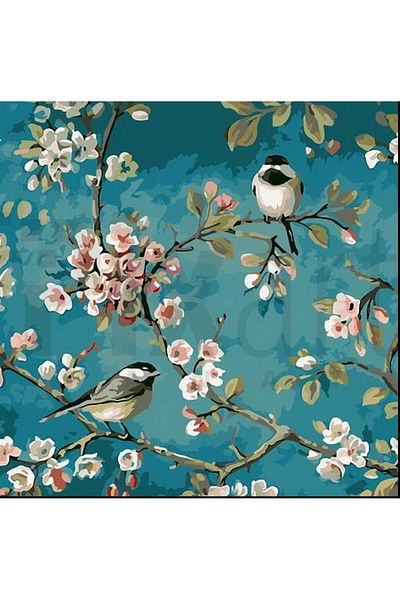 pixartsanat 30 x 30 cm a blooming tree PixArt Art Diamond Mosaic Painting Diamond Turkey