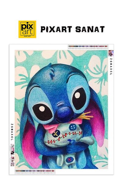pixartsanat Stitch And Toy 40x50 PixArt Art Diamond Mosaic Painting Diamond Türkiye