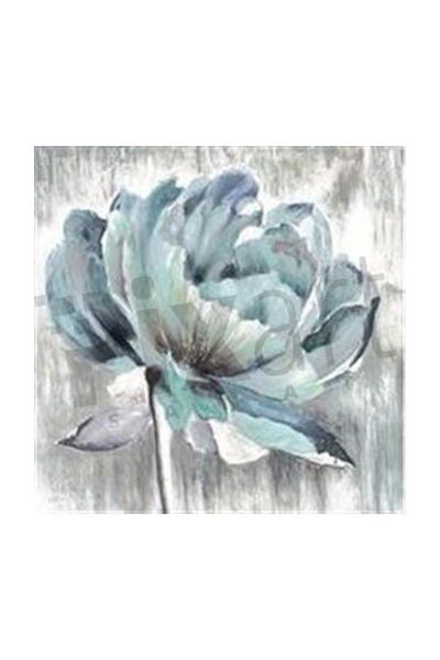 pixartsanat Blue Flower Pixart Art Diamond Mosaic Painting Diamond Turkey 53*53