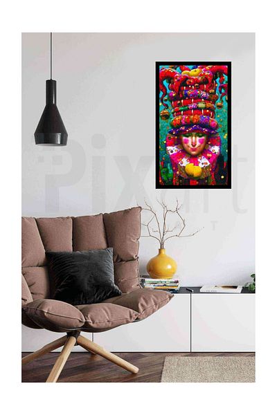 pixartsanat Magician Person Pixart Art Diamond Mosaic Painting Diamond Türkiye 32*53