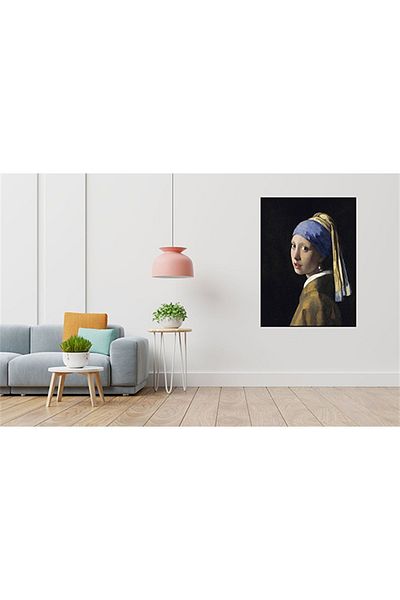 pixartsanat Johannes Vermeer Girl with Pearl Earring Pixart Art Diamond Mosaic Painting Diamond Turkey 46*58