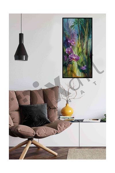 pixartsanat Moon Orchid Pixart Art Diamond Mosaic Painting Diamond Turkey 48*71
