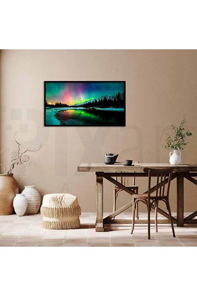 pixartsanat Aurora 40 x 68 cm PixArt Art Diamond Mosaic Painting Diamond Turkey