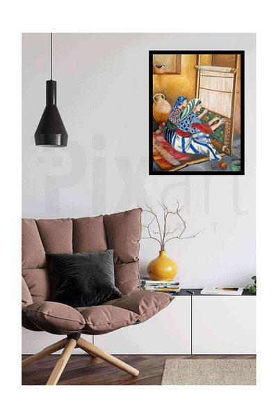 pixartsanat Women Woven Carpet Pixart Art Diamond Mosaic Painting Diamond Turkey 41*46