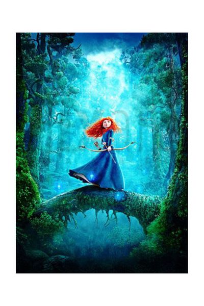 pixartsanat Brave in the Forest Pixart Art Diamond Mosaic Diamond Turkey 35*45