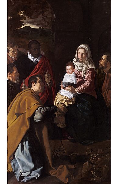 pixartsanat Diego Velazquez Adoration of Magi Pixart Art Diamond Mosaic Painting Diamond Turkey 40*60