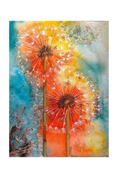 pixartsanat Pixart Art Diamond Mosaic Diamond Dandelions - Turkey 48*63