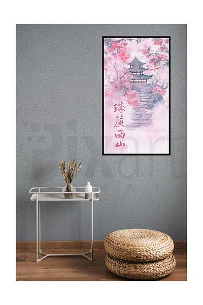 pixartsanat Far East Art Pixart Art Diamond Mosaic Painting Diamond Turkey 37*69
