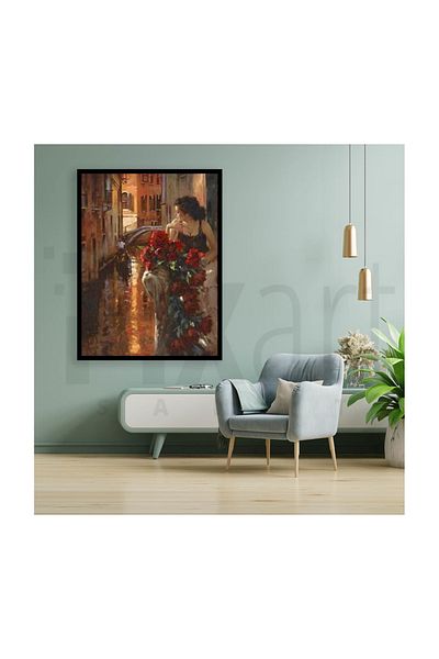 pixartsanat Venice Balcony Pixart Art Diamond Mosaic Painting Diamond Türkiye 45*60