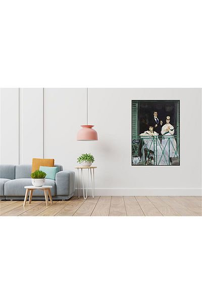 pixartsanat Edouard Manet Balcony Pixart Art Diamond Mosaic Painting Diamond Türkiye 40*60