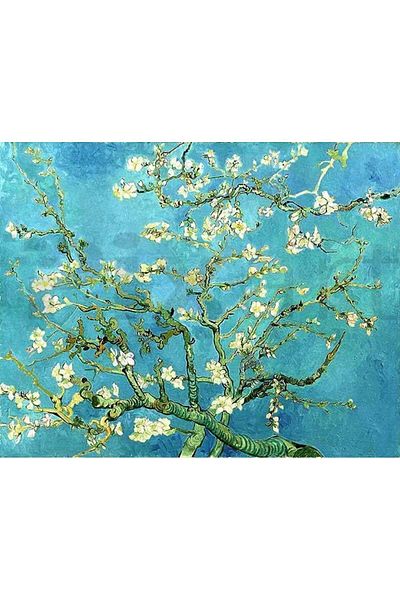 pixartsanat 30,48 X 40,64 Cm Van Gogh (ALMOND FLOWER) Pixart Art Diamond Mosaic Painting Diamond Turkey