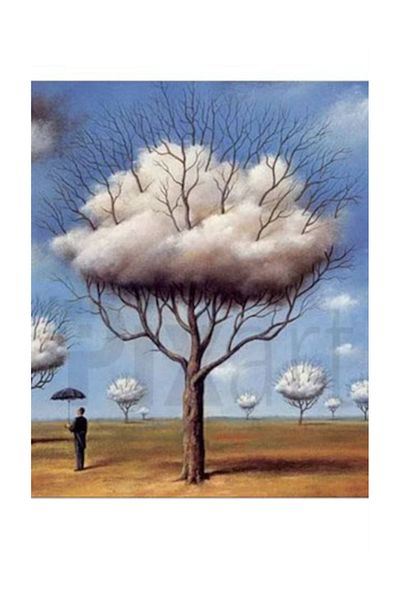 pixartsanat Cloud Trees Pixart Art Diamond Mosaic Painting Diamond Turkey 45*60
