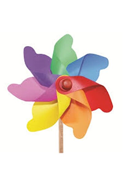 Genel Markalar Kardeşler 25 Cm Çap 7 Kanatli Bahçe Grubu Kulede Rüzgar Gülü