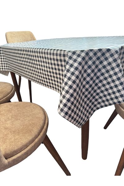 MIHAELA Gingham Picnic - Table Cloth