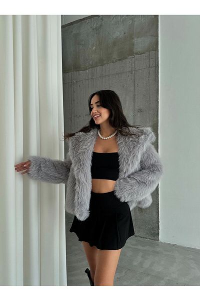 MEECY Shawl Collar Fur