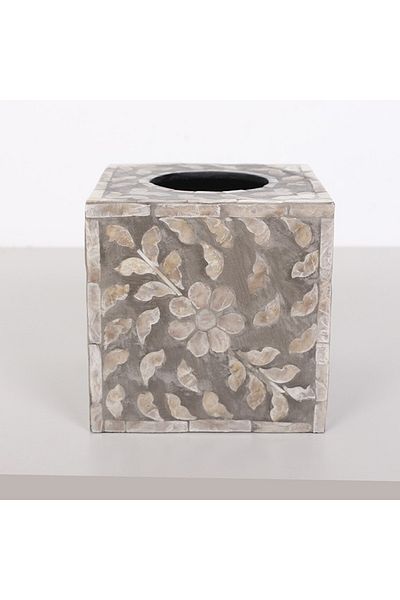 Mylamp Θήκη για χαρτοπετσέτα Anita Pearlescent Square 15x15x15 cm