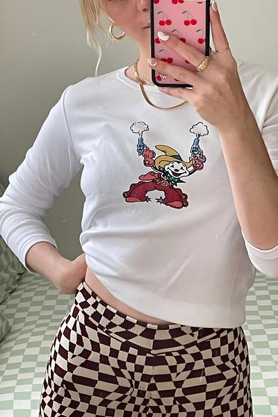 Gofeel Harajuku Streetwear Μακρυμάνικη μπλούζα με μακρύ μανίκι