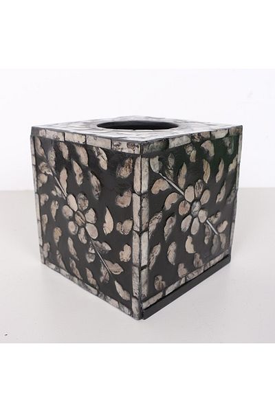 Mylamp Поставка за салфетки Anita Perlescent Square 15x15x15 см