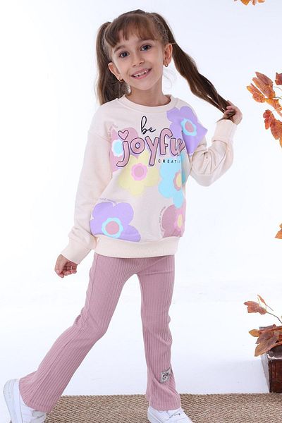 Minik Dolap Joyful Girl's Tights Set