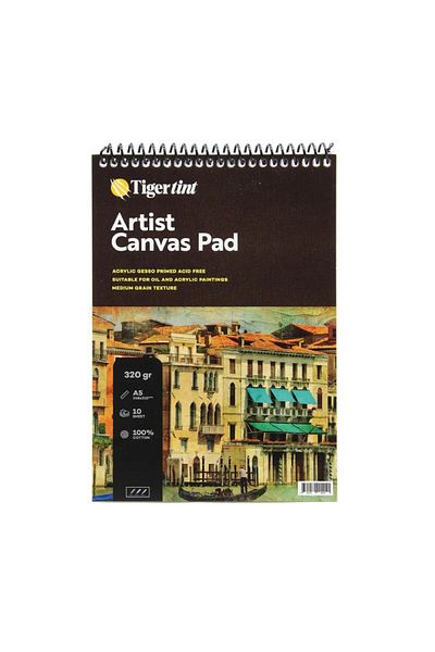 Tigertint Artist Canvas Pad Canvas Notebook A5 10 Sheets