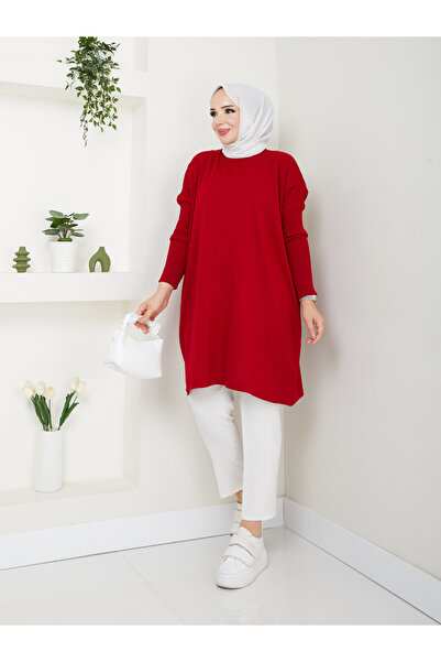 MODAMÜNASİP Harika Balıkçı Yaka Triko Tunik