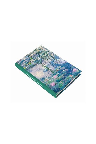 DEFFTER Monet 14x20 Ruled Notebook with Hard Cover - Art Of World /waterlıes