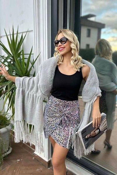 Tebrikler tekstil New Season Women's Winter Stylish Shawl Suitable for Daily Wear Model H9500
