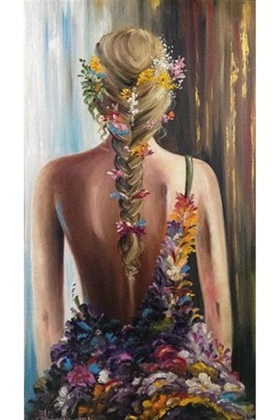 pixartsanat Pixart Art Diamond Mosaic - Flower Garden Diamond Painting, Turkey 36*64